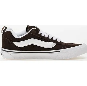 Pánské tenisky boty Vans Knu Skool - Brown/White 36.5