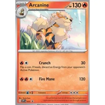 Sběratelská karetní hra Pokémon SVP 011 Arcanine - Black Star Promos