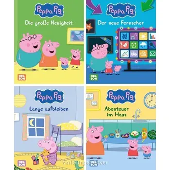 První čtění Nelson Mini-Bücher: 4er Peppa Pig 33-36 - Korda, Steffi