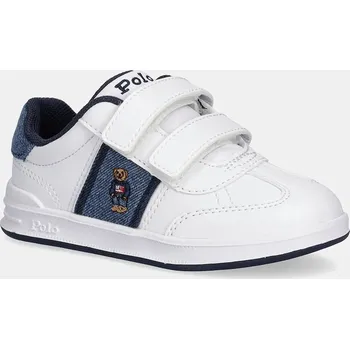 Chlapecké tenisky Dětské tenisky Polo Ralph Lauren HERITAGE COURT III T-TOE EZ bílá barva, RL03448101 00X, EUR 20