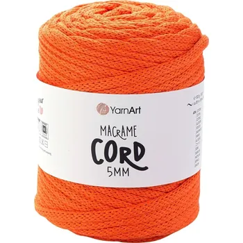 Galanterie Yarn Art Macrame Cord 5 mm 5 mm 85 m 800 Šňůra