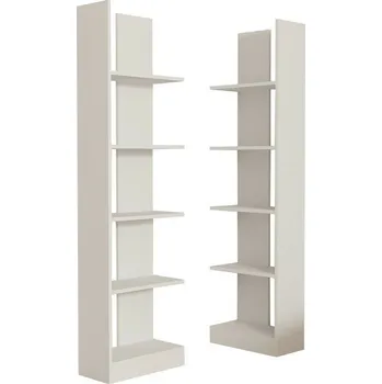 Knihovna Ikiz White, bílá