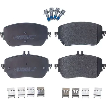 Brzdová destička Sada brzdových destiček, kotoučová brzda DENCKERMANN B111676