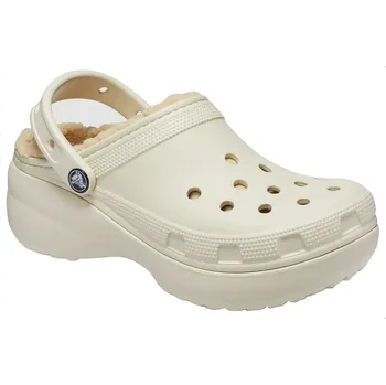 Dámské pantofle Crocs Classic Platform Lined Clog W Bone 37/38