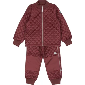 Kojenecká souprava Mikk-Line Mikk - Line dětské termo kalhoty s bundou 4205 Apple Butter Velikost: 110 Termo, Voděodolný