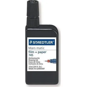 Technická tuš Mars Matic, černá, 22ml, STAEDTLER
