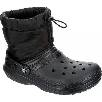 Pánská zimní obuv boty Crocs Classic Lined Neo Puff Boot - Black/Black 37/38