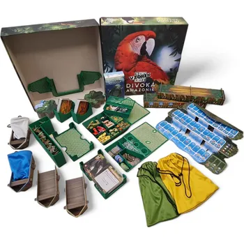 Příslušenství k deskovým hrám MitroCZECH Insert pro hru Divoká Amazonie Barva: Černá