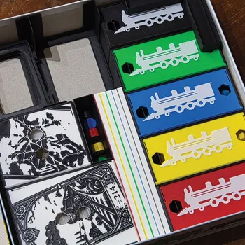 Příslušenství k deskovým hrám Insert pro deskovou hru Jízdenky, prosím!: Evropa Barva: Černá