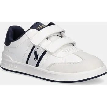 Chlapecké tenisky Dětské tenisky Polo Ralph Lauren HERITAGE COURT III T-TOE EZ bílá barva, RL03359102 00X, EUR 32