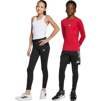 Dívčí legíny Dětské legíny adidas černá barva, s potiskem, JN2045 99X, vel. 128