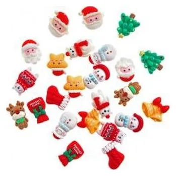 Vánoce Ozdoby polimerowe 3D Christmas candies 10szt