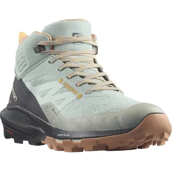 Dámská zimní obuv boty Salomon OUTpulse Mid GTX W - Wrought Iron/Ebony/Blazing Orange 38