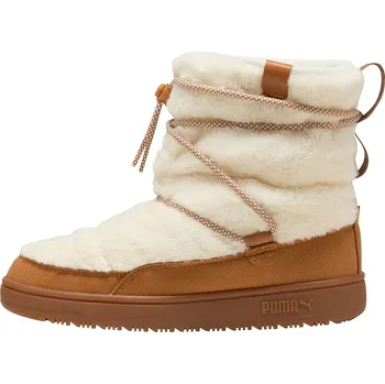 Dámské válenky boty Puma Snowbae Suede - Frosted Ivory/Caramel Latte 41