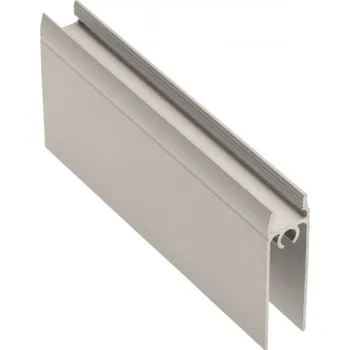 Stavební profil Hliníkový profil dolní lišta 10/4 mm, L 4,05 m, barva champagne