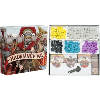 Příslušenství k deskovým hrám MitroCZECH Hadriánův val - insert pro hru Barva: Černá