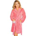 Huňatý dámský župan Paleo korálový - S