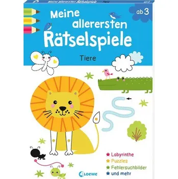 První čtění Meine allerersten Rätselspiele - Tiere. - Hende, Kaat van den