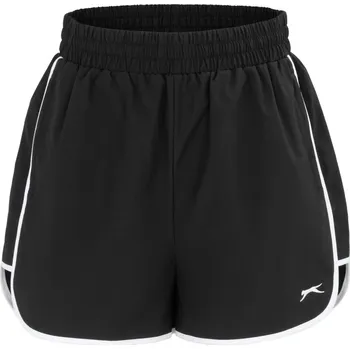Dámské kraťasy Slazenger Slaz Piping Tracksuit Shorts Black/White 8 (36)