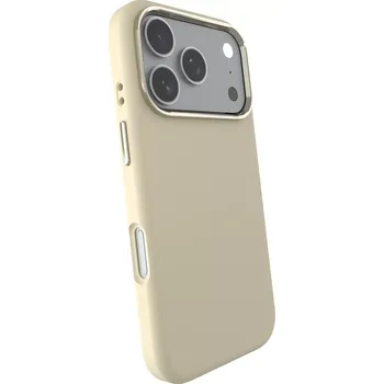 Pouzdro na mobilní telefon Picasee Premium case MagSafe na Apple iPhone 17 Pro - Vlastní gravírování - Béžová