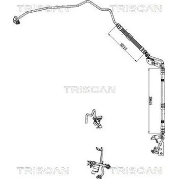 Soustava řízení Hydraulická hadice, řízení TRISCAN 8516 16005