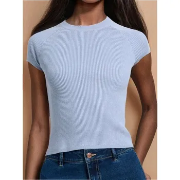 Dámská halenka Sinsay - Svetrová halenka - modrá - 368FJ-05M - 368FJ-05M-L