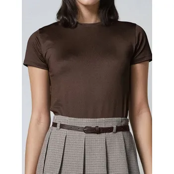 Body Sinsay - Body s krátkým rukávem - hnědá - 509EU-88X - 509EU-88X-L