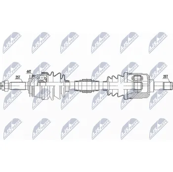 Hřídel nápravy Hnací hřídel NTY NPW-HY-593