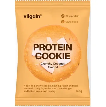 Vilgain Protein Cookie – 12× Kokos a mandle 80 g