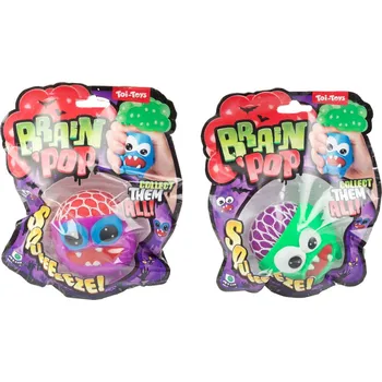 Figurka Teddies Příšera antistresová mačkací plast 7cm mix druhů v sáčku