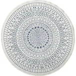 Hanse Home Kusový koberec Twin-Wendeteppiche 103104 creme blau kruh – na ven i na doma Rozměry koberců: 240x240 (průměr) kruh