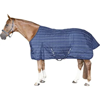 Deka pro koně Stájová deka HKM - 200 g, tmavě modrá, 125 cm