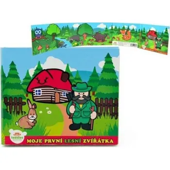 Leporelo Knížka leporelo Moje první zvířátka lesní 13,5x11x1,5cm od 24m+ MPZ