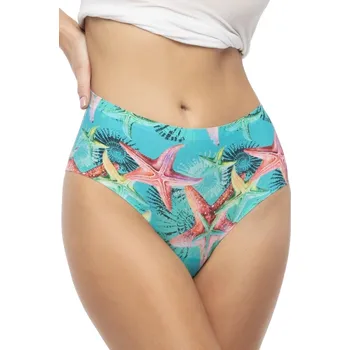 Kalhotky Dámské brazilky Sea Stars Brasil Maxi tyrkysové Julimex, tyrkysová M i41_9999957338_2:tyrkysová_3:M_