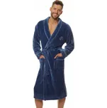 Pánský župan Luca modrý - XXL