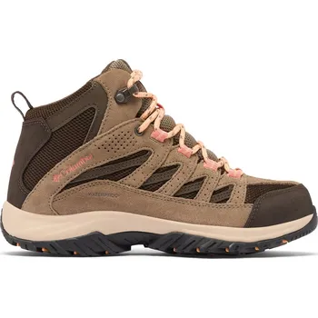 Dámská treková obuv Dámské Vysoké boty COLUMBIA CRESTWOOD MID WATERPROOF 2099861231 – Hnědá 37,5
