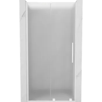 Sprchové dveře Mexen Velar L posuvné sprchové dveře 100 cm, matné, bílé - 871-100-003-31-20 Sprchové dveře