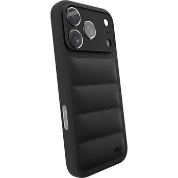 Pouzdro na mobilní telefon Picasee Puffer case pro Apple iPhone 17 Pro - Separ Puffer - Černá