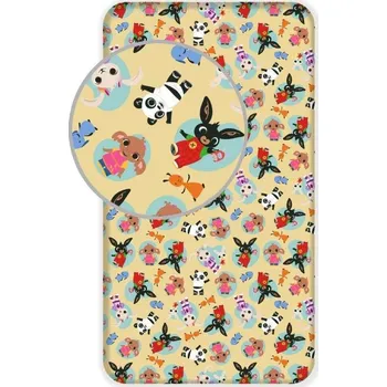 Bytový textil JERRY FABRICS Prostěradlo Králíček Bing 051 90/200