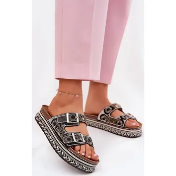 Dámské sandále Platformové sandály Step in style s pásky a ozdobami, 36 i240_211714_2:36