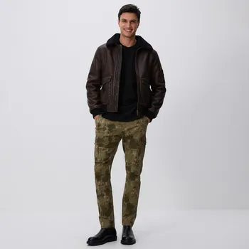 Pánské kalhoty Reserved - Kalhoty slim fit cargo - zelená - 509GC-87P - 509GC-87P-S