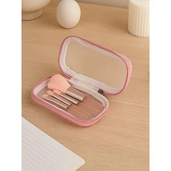 Kosmetický štětec Sinsay - Sada štětců na líčení v pouzdře - růžová - 472GJ-30X - 472GJ-30X-ONE