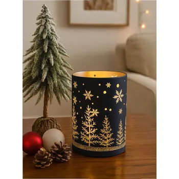 Lampička Sinsay - Skleněná dekorativní lampička - černá - 912GI-99X - 912GI-99X-ONE