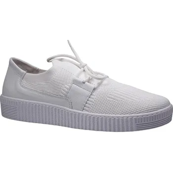 Dámské polobotky Vycházková obuv, Gabor, bílá: Bílá Textil 28 42,5 G - standardní šíře (28438-28438)