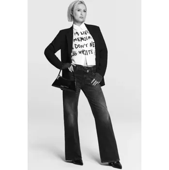 Dámská košile KOŠILE KARL LAGERFELD JEANS KLJ KARL WOVEN SHIRT WHITE