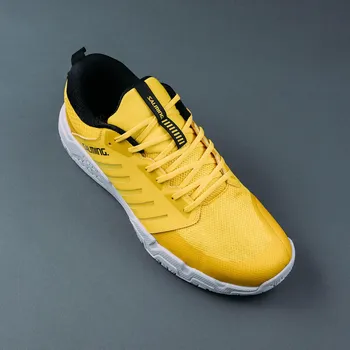 Pánská sálová obuv Salming Recoil Strike 2 Yellow/Black vel. 7,5 UK = 42 EUR