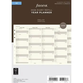 Kalendář Plán. kalendář 2026 A5, vertikál, krém