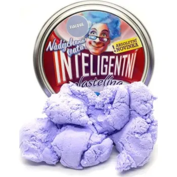 autíčko Inteligentní plastelína - Fialová vata
