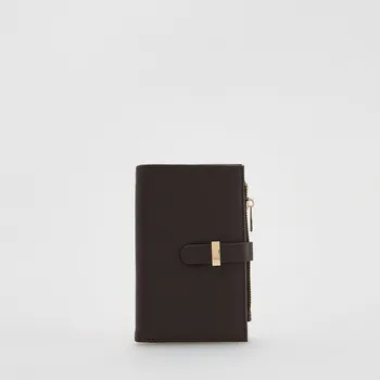 Peněženka Reserved - Peněženka s ozdobným detailem - tmavě hnědá - 778FD-89X - 778FD-89X-ONE