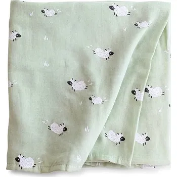 látková plena bonjourbébé Mušelínová plena 120 × 120 cm, Funny Farm